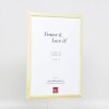 Efektní dřevěný rámový profil 32 zelený 7x10 cm antireflexní sklo
