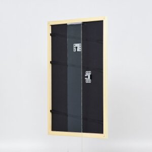 Efektní dřevěný rám profil 32 zelený 13x13 cm antireflexní sklo