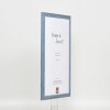 Efektní dřevěný rám profil 32 šedomodrý 21x29,7 cm antireflexní sklo