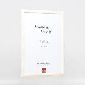 Efektní dřevěný rám profil 32 bílý 23x70 cm antireflexní sklo