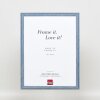 Efektní dřevěný rám profil 32 šedomodrý 25x35 cm antireflexní sklo