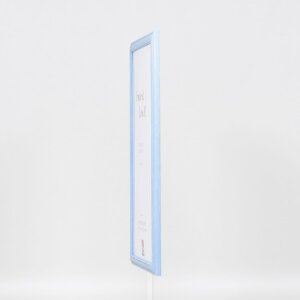 Efektní dřevěný rám profil 32 modrý 30,5x91,5 cm antireflexní sklo