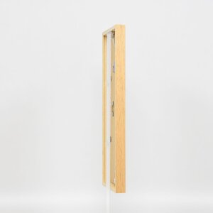 Efektní dřevěný rám profil 35 dub 7x10 cm antireflexní sklo
