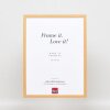 Efektní dřevěný rám profil 35 dub 13x13 cm antireflexní sklo
