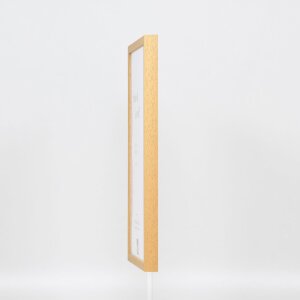 Efektní dřevěný rám profil 35 dub 21x29,7 cm antireflexní sklo
