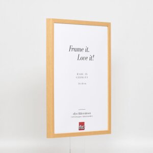 Efektní dřevěný rám profil 35 dub 21x29,7 cm antireflexní sklo