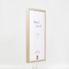 Efektní dřevěný rám profil 35 světle hnědý 25x60 cm antireflexní sklo