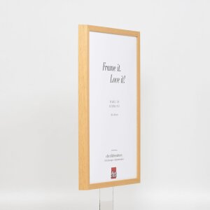 Efektní dřevěný rám profil 35 dub 50x50 cm antireflexní sklo