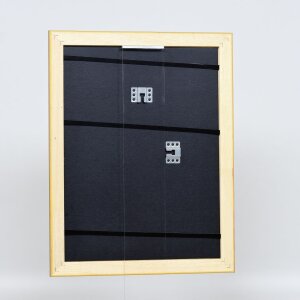 Efektní dřevěný barokní rám profil 37 antické zlato 20x28 cm antireflexní sklo