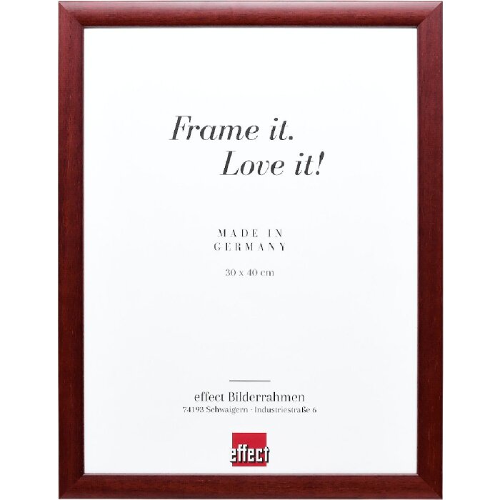 Effect Dřevěný obrazový rám Profil 43 červený 35x100 cm