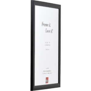 effect Dřevěný obrazový rám Profil 43 černý s antireflexním sklom