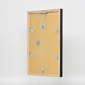 Effect Dřevěný rám Profil 48 Černý s antireflexní sklo 10x10 cm