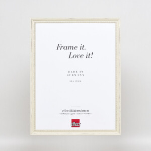 Effect Dřevěný rám profil 48 bílý s antireflexním sklem 13x13 cm