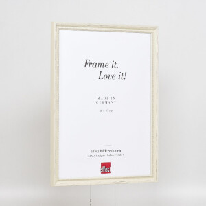 Effect Dřevěný rám profil 48 bílý s antireflexním sklem 13x13 cm