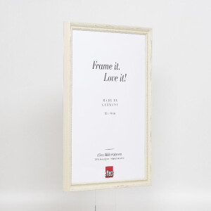 Effect Dřevěný rám profil 48 bílý s antireflexním sklem 13x13 cm