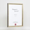Effect Dřevěný rám Profil 48 zlatý 15x20 cm s bezodrazovým sklem