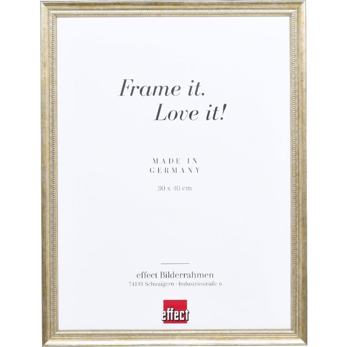 Effect Dřevěný rám Profil 48 zlatý antireflexní sklo 18x24 cm