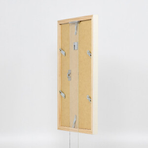 Effect dřevěný rámeček profil 48 bílý s antireflexním sklem