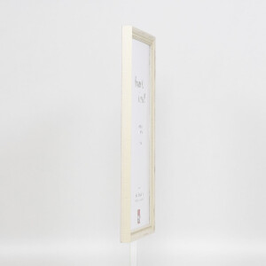 Effect dřevěný rámeček profil 48 bílý s antireflexním sklem