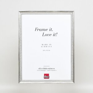 Effect Dřevěný rámeček Profil 48 stříbrný antireflexní sklo 23x70 cm