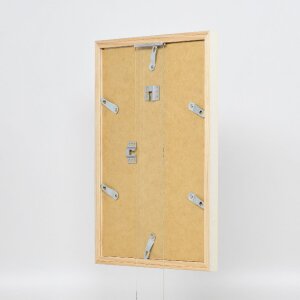 Effect Dřevěný rám Profil 48 bílý s antireflexním sklem 25x50 cm