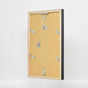 Effect Dřevěný rám Profil 48 stříbrný s antireflexním sklem