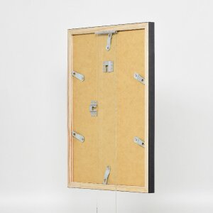 Effect Dřevěný rámeček Profil 48 stříbrný s antireflexním sklem 25x80 cm