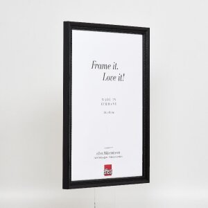 Effect Dřevěný rámeček profil 48 černý antireflexní sklo 27x48 cm