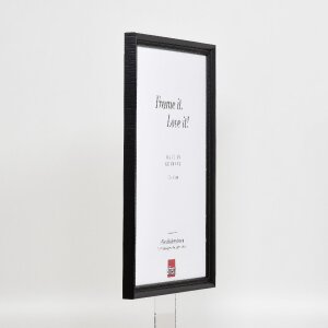 Effect Dřevěný rámeček profil 48 černý antireflexní sklo 27x48 cm