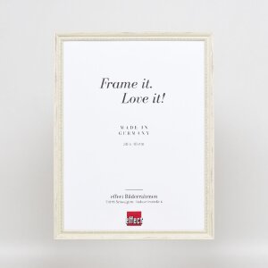 Effect dřevěný rám profil 48 bílý 28x35 cm s antireflexním sklem