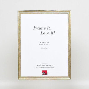 Effect dřevěný rámeček profil 48 zlatý 30x30 cm s antireflexním sklem