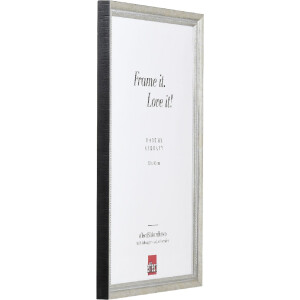 Effect Dřevěný obrazový rám profil 48 stříbrný antireflexní sklo 30x45 cm