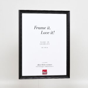 Effect Dřevěný rám profil 48 černý 40x50 cm s antireflexním sklem