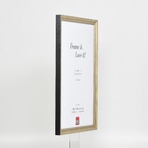 effect Dřevěný obrazový rám profil 48 zlatý bezodrazové sklo