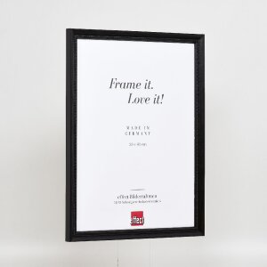 Effect dřevěný rámeček profil 48 černý 50x50 cm antireflexní sklo