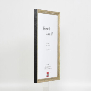 Effect Dřevěný rámeček Profil 48 zlatý s antireflexním sklem 30,5x91,5 cm