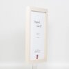 Efektní dřevěný obrazový rám profil 52 bílý 25x80 cm antireflexní sklo