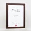 Efektní dřevěný obrazový rám profil 52 tmavě hnědý 28x35 cm antireflexní sklo