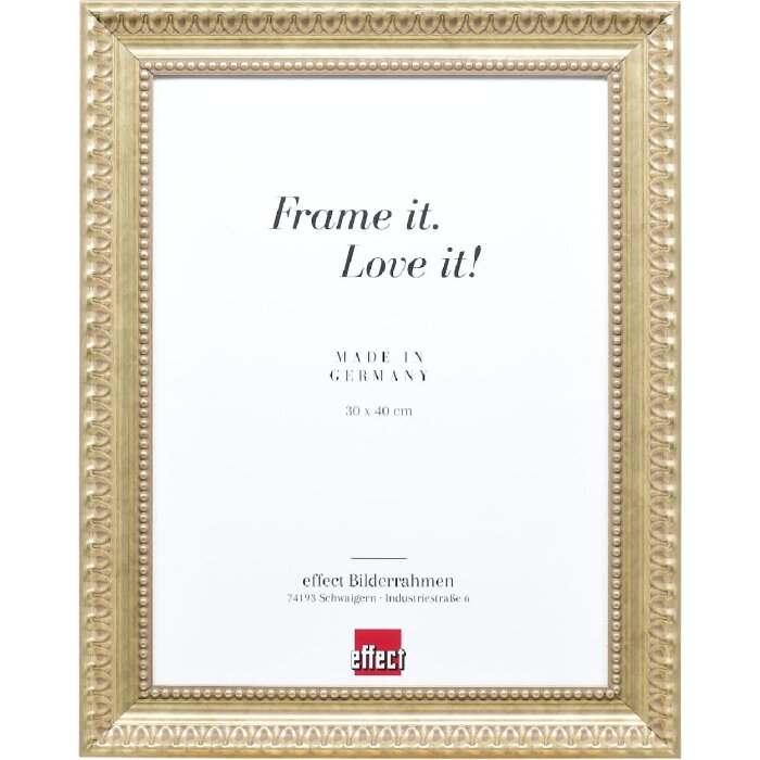 Effect Profil 56 Dřevěný rámeček na obraz 15x20 cm antik stříbrný s antireflexním sklem