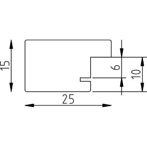 Effect dřevěný rámeček Profil 71 jasan 62x93 cm antireflexní sklo