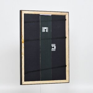 Efektní dřevěný obrazový rám profil 85 černý 20x30 cm antireflexní sklo