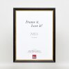 Efektní dřevěný obrazový rám profil 85 černý 20x30 cm antireflexní sklo