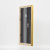 Efektní dřevěný obrazový rám Profile 85 Gold 25x35 cm antireflexní sklo
