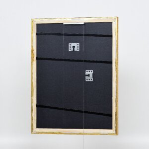Efektní dřevěný obrazový rám Profil 85 Gold 25x60 cm antireflexní sklo