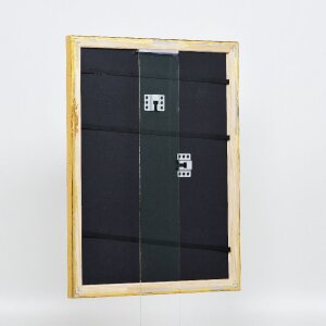 Efektní dřevěný obrazový rám Profil 85 Gold 25x60 cm antireflexní sklo