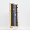 Efektní dřevěný obrazový rám Profil 85 Gold 25x60 cm antireflexní sklo