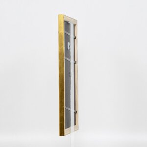 Efektní dřevěný obrazový rám Profile 85 Gold 29,7x42 cm antireflexní sklo