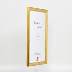 Efektní dřevěný obrazový rám Profile 85 Gold 29,7x42 cm antireflexní sklo