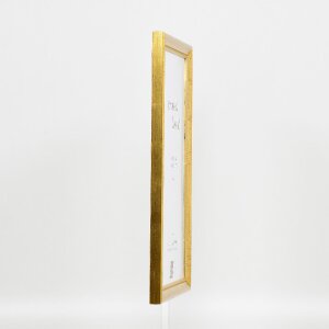 Efektní dřevěný obrazový rám Profile 85 Gold 29,7x42 cm antireflexní sklo