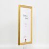 Efektní dřevěný obrazový rám Profile 85 Gold 50x100 cm antireflexní sklo